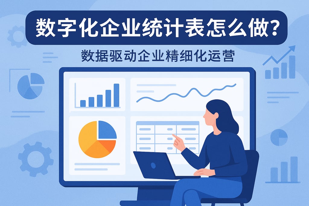 数字化企业统计表怎么做？数据驱动企业精细化运营
