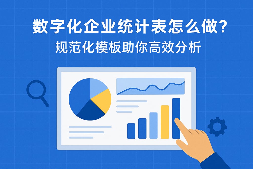 数字化企业统计表怎么做？规范化模板助你高效分析