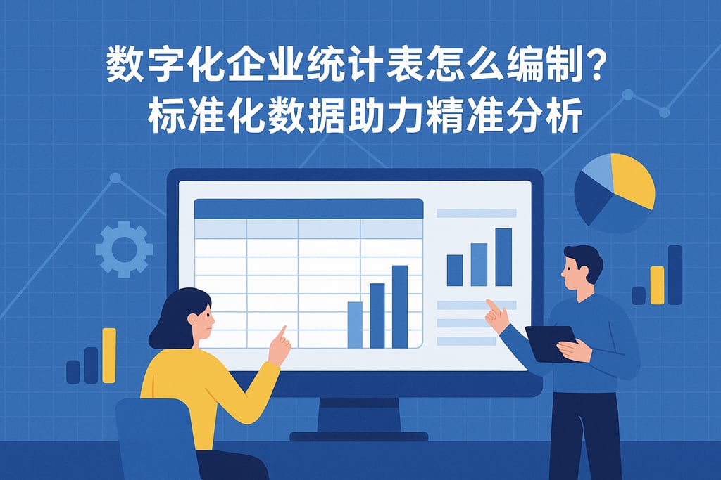 数字化企业统计表怎么编制？标准化数据助力精准分析