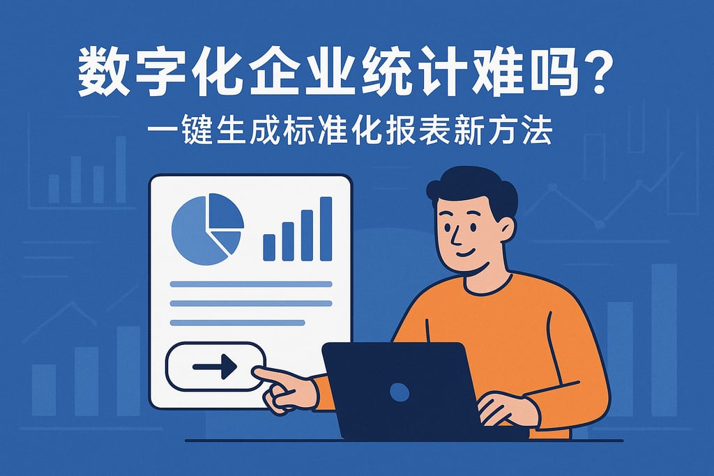 数字化企业统计难吗？一键生成标准化报表新方法