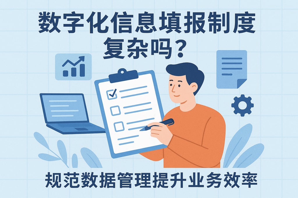 数字化信息填报制度复杂吗？规范数据管理提升业务效率