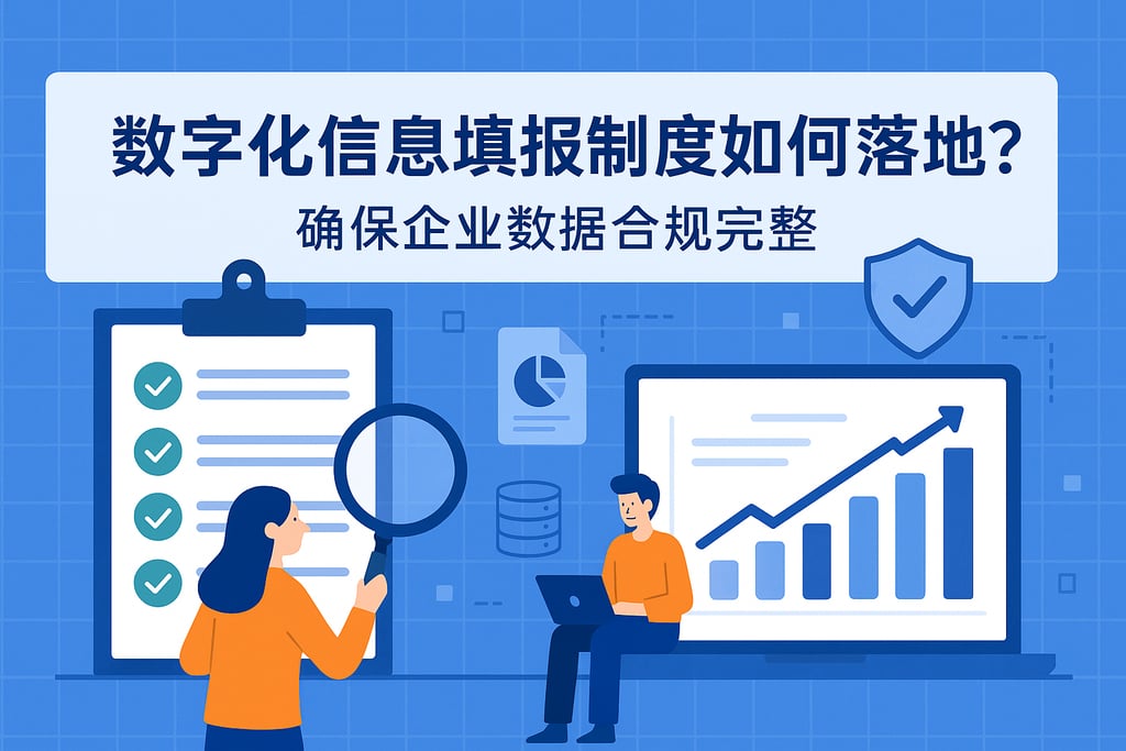 数字化信息填报制度如何落地？确保企业数据合规完整