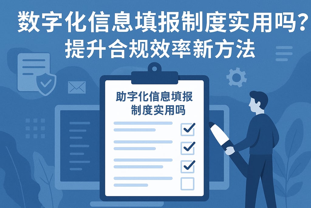 数字化信息填报制度实用吗？提升合规效率新方法