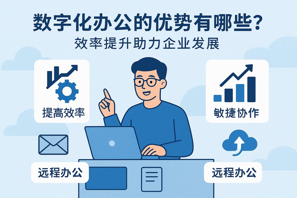 数字化办公的优势有哪些？效率提升助力企业发展。