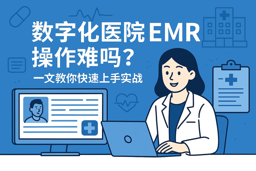 数字化医院emr操作难吗？一文教你快速上手实战
