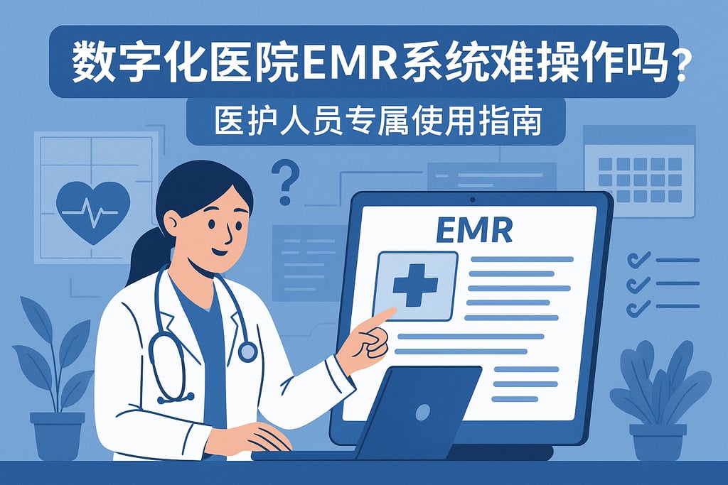 数字化医院emr系统难操作吗？医护人员专属使用指南