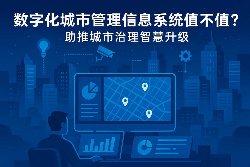 数字化城市管理信息系统值不值？助推城市治理智慧升级