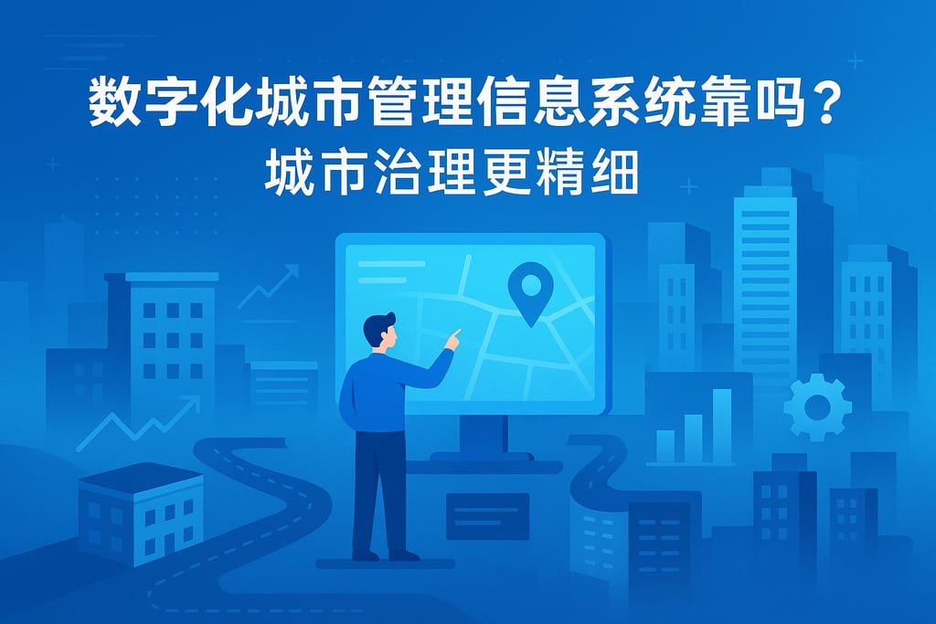 数字化城市管理信息系统靠谱吗？城市治理更精细