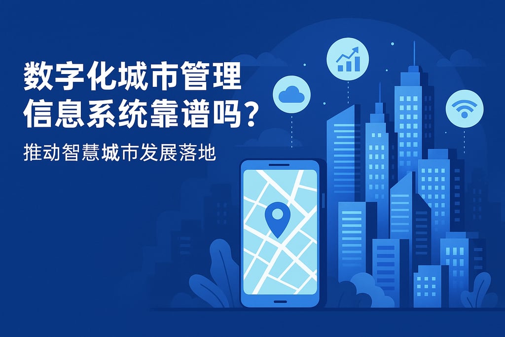 数字化城市管理信息系统靠谱吗？推动智慧城市发展落地