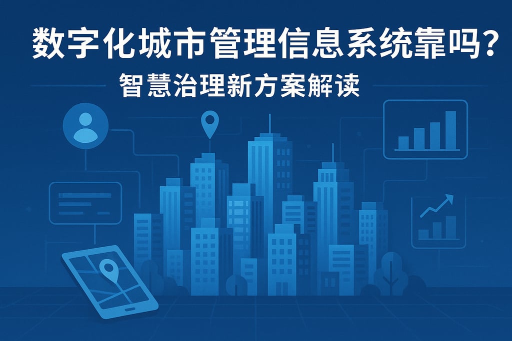 数字化城市管理信息系统靠谱吗？智慧治理新方案解读