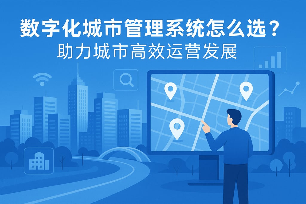 数字化城市管理系统怎么选？助力城市高效运营发展