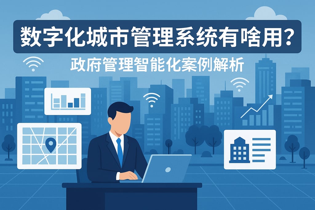 数字化城市管理系统有啥用？政府管理智能化案例解析