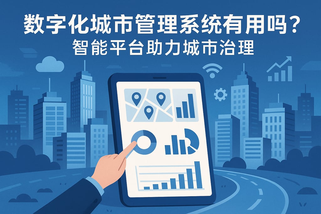 数字化城市管理系统有用吗？智能平台助力城市治理