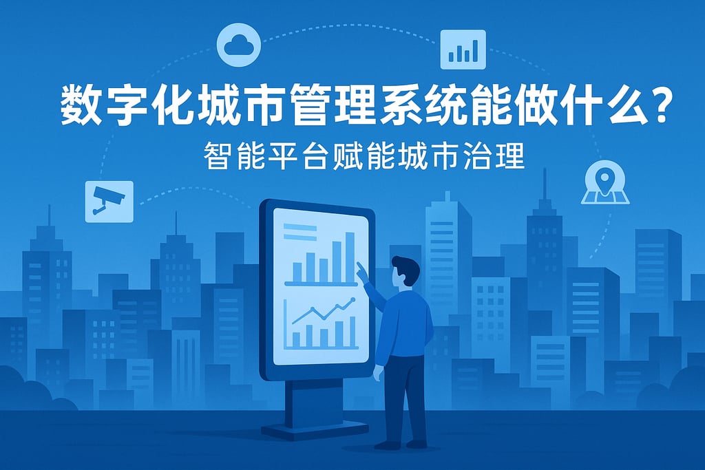 数字化城市管理系统能做什么？智能平台赋能城市治理