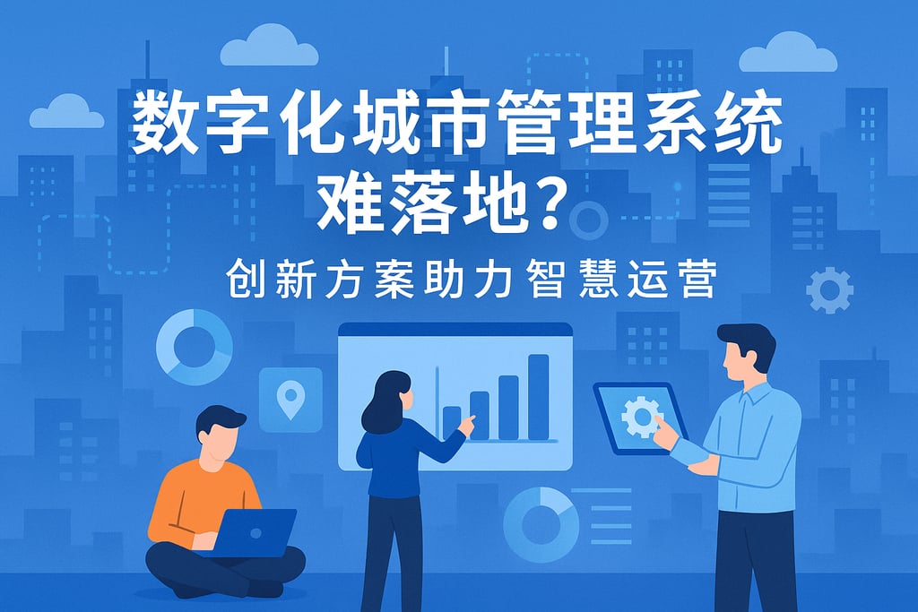 数字化城市管理系统难落地？创新方案助力智慧运营