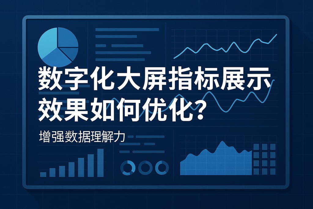 数字化大屏指标展示效果如何优化？增强数据理解力