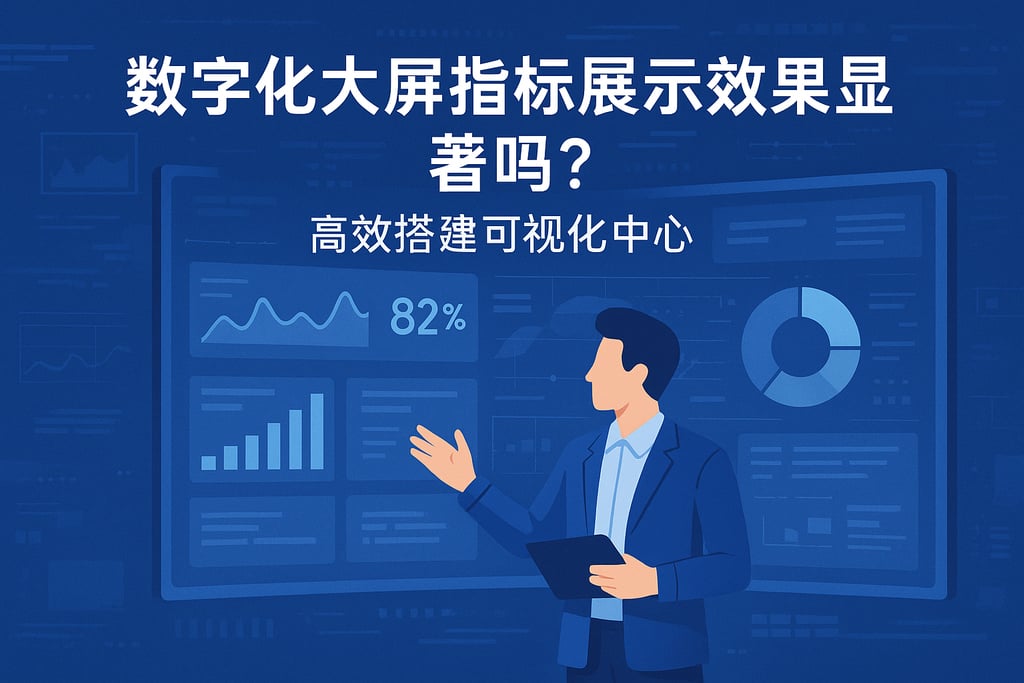 数字化大屏指标展示效果显著吗？高效搭建可视化中心