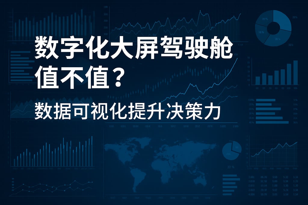 数字化大屏驾驶舱值不值？数据可视化提升决策力