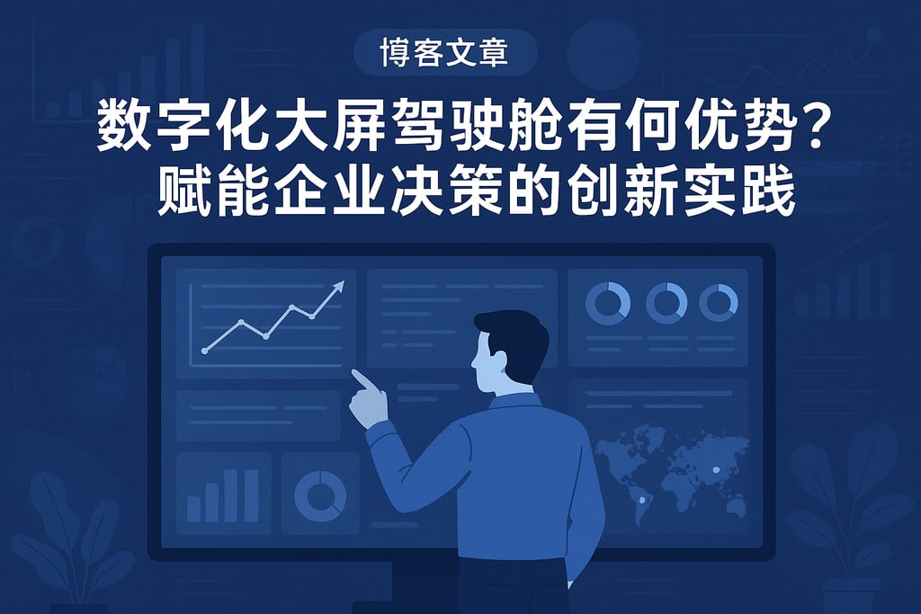 数字化大屏驾驶舱有何优势？赋能企业决策的创新实践