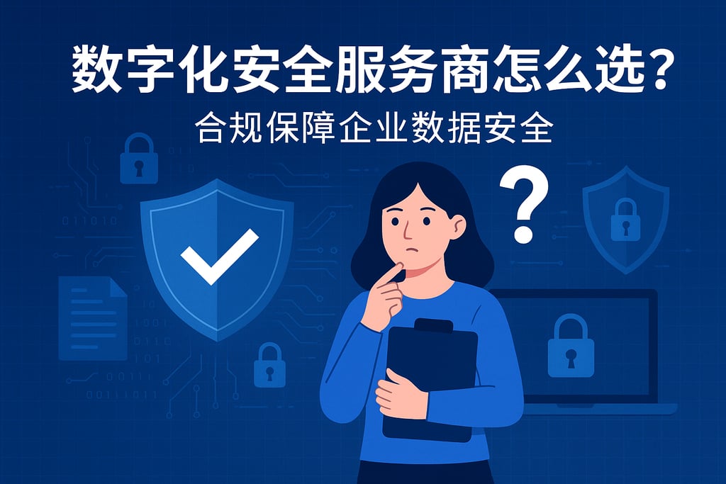 数字化安全服务商怎么选？合规保障企业数据安全