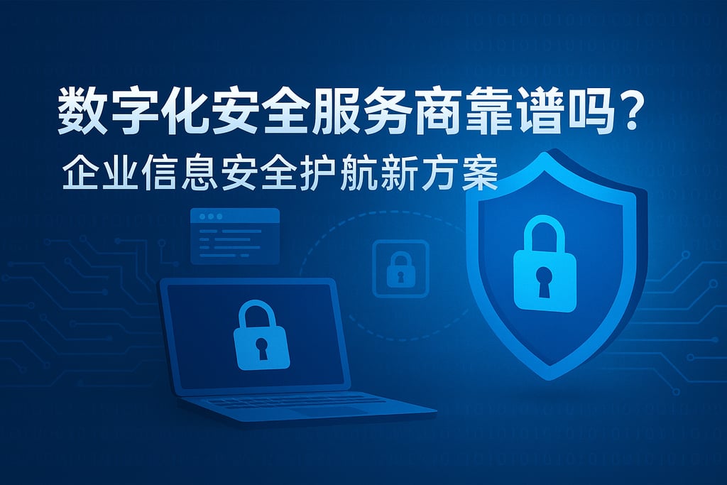 数字化安全服务商靠谱吗？企业信息安全护航新方案