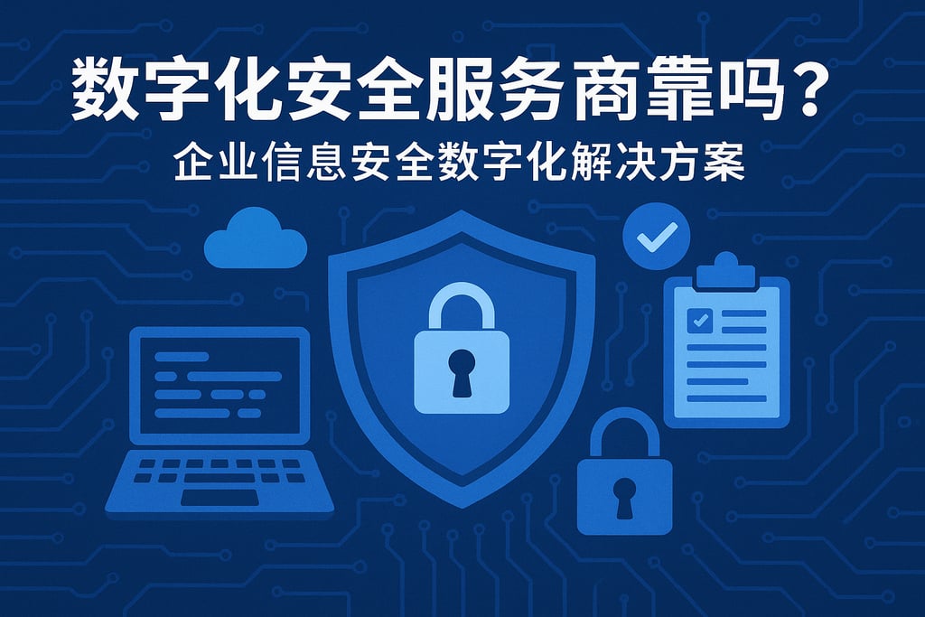 数字化安全服务商靠谱吗？企业信息安全数字化解决方案