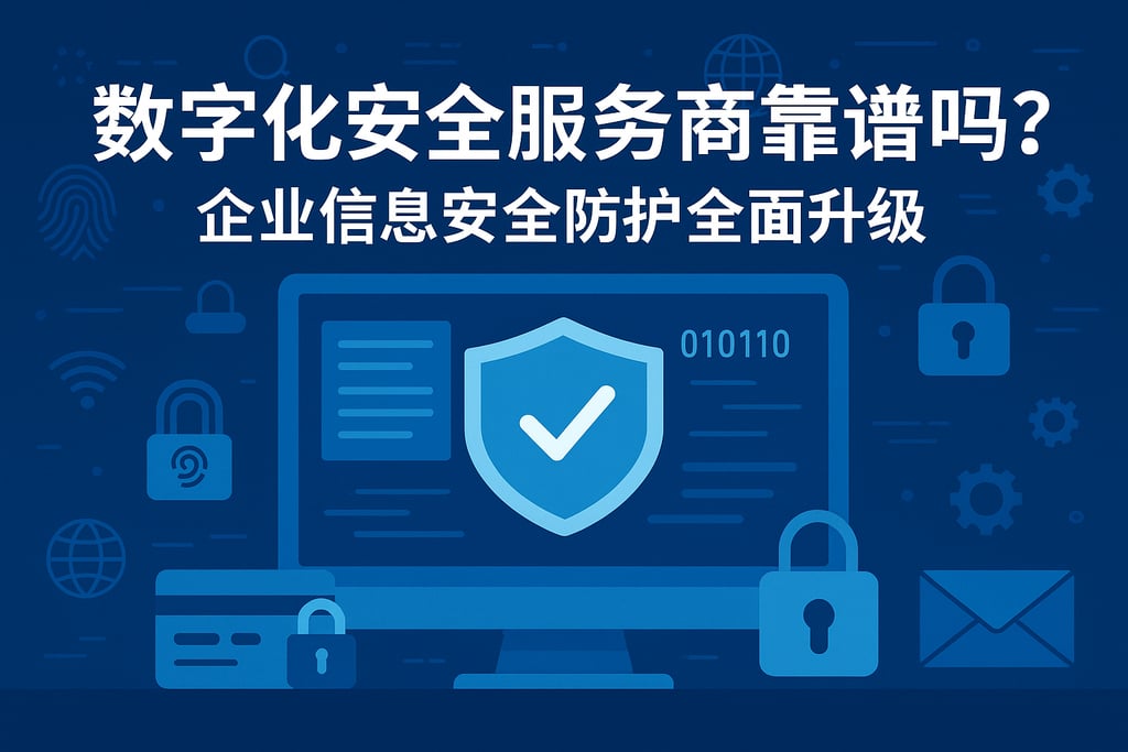 数字化安全服务商靠谱吗？企业信息安全防护全面升级