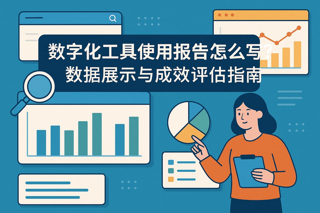 数字化工具使用报告怎么写？数据展示与成效评估指南