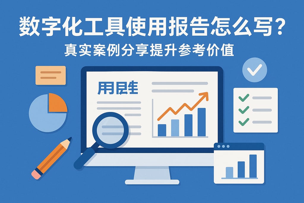 数字化工具使用报告怎么写？真实案例分享提升参考价值
