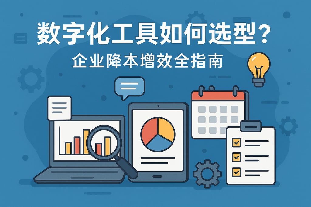 数字化工具如何选型？企业降本增效全指南