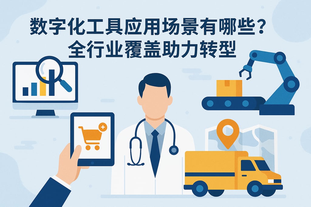 数字化工具应用场景有哪些？全行业覆盖助力转型