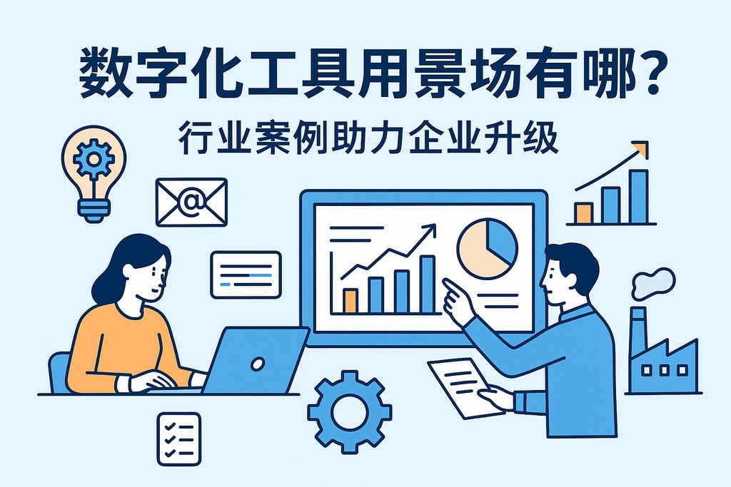 数字化工具应用场景有哪些？行业案例助力企业升级