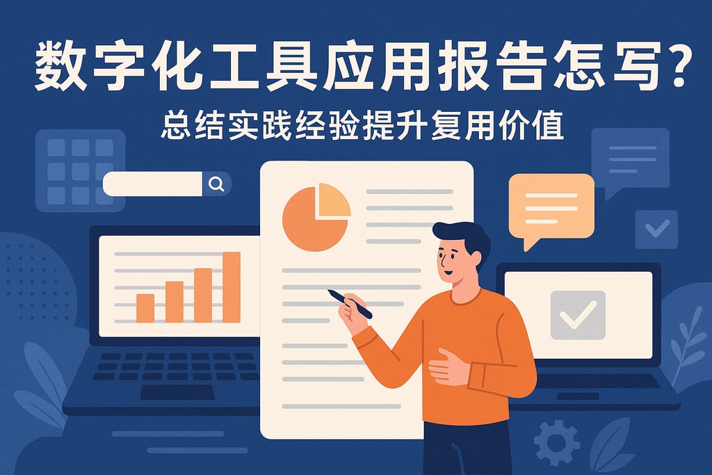 数字化工具应用报告怎么写？总结实践经验提升复用价值