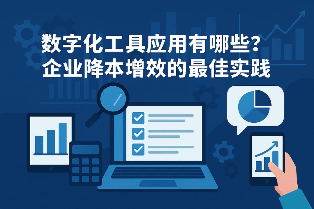 数字化工具应用有哪些？企业降本增效的最佳实践