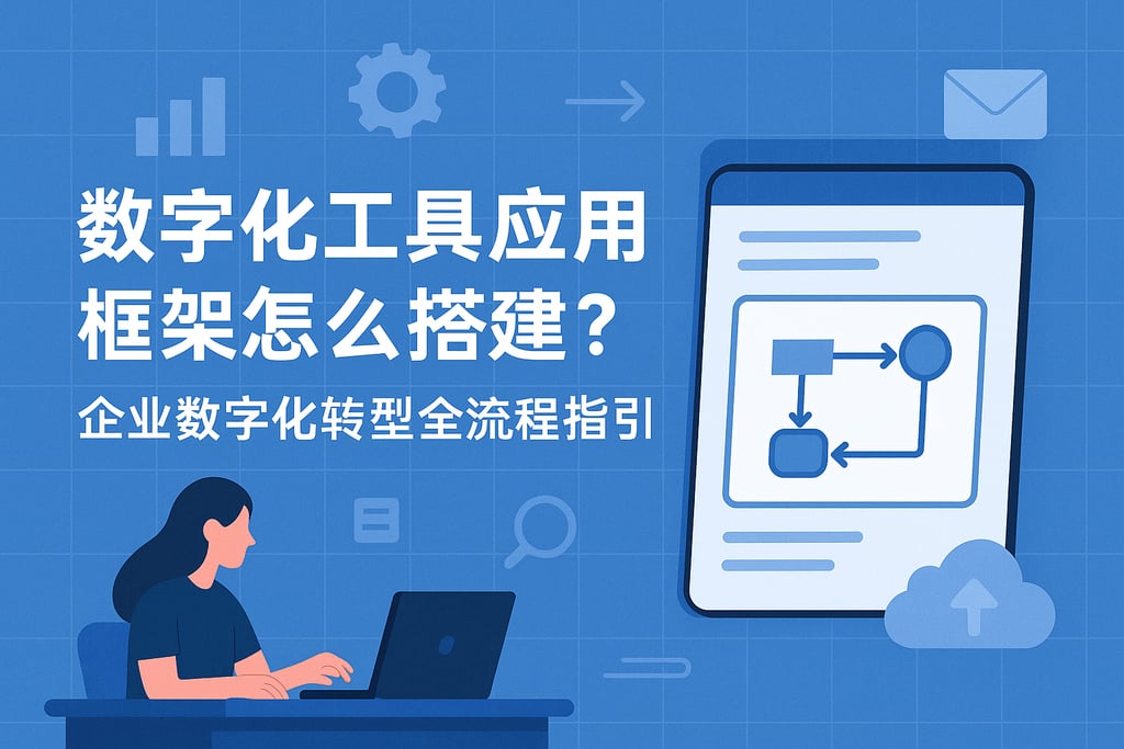 数字化工具应用框架怎么搭建？企业数字化转型全流程指引