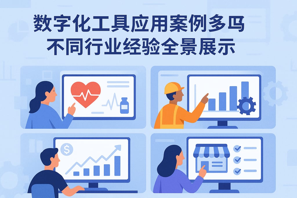 数字化工具应用案例多吗？不同行业经验全景展示