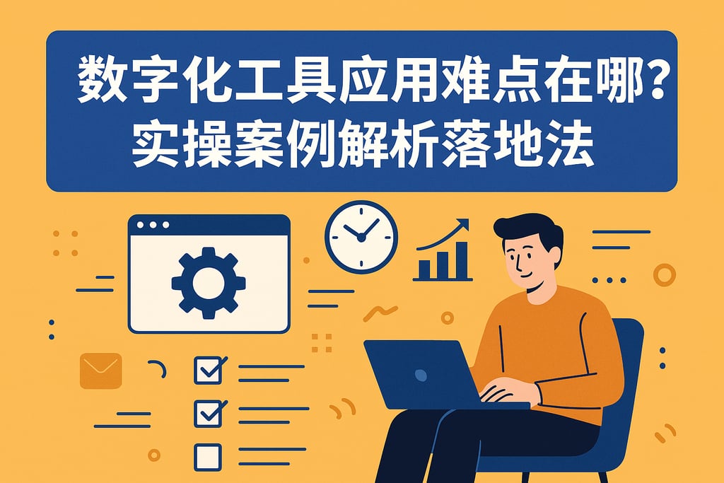 数字化工具应用难点在哪？实操案例解析落地方法