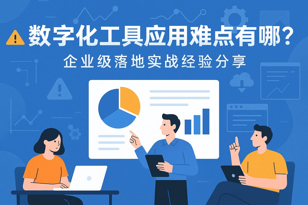 数字化工具应用难点有哪些？企业级落地实战经验分享