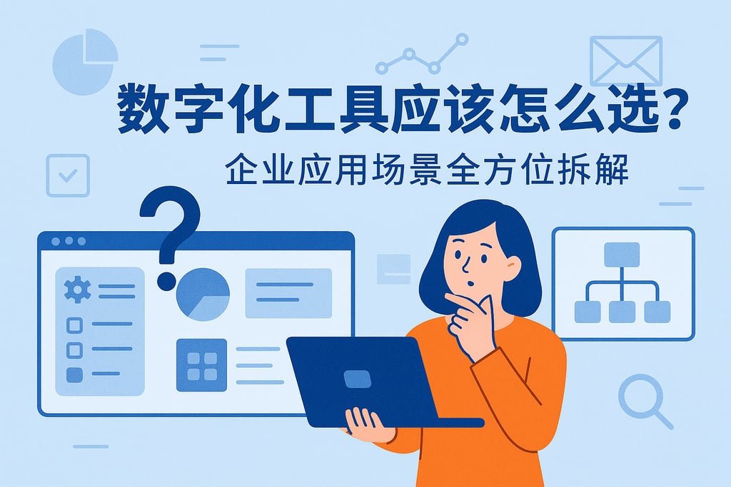 数字化工具应该怎么选？企业应用场景全方位拆解