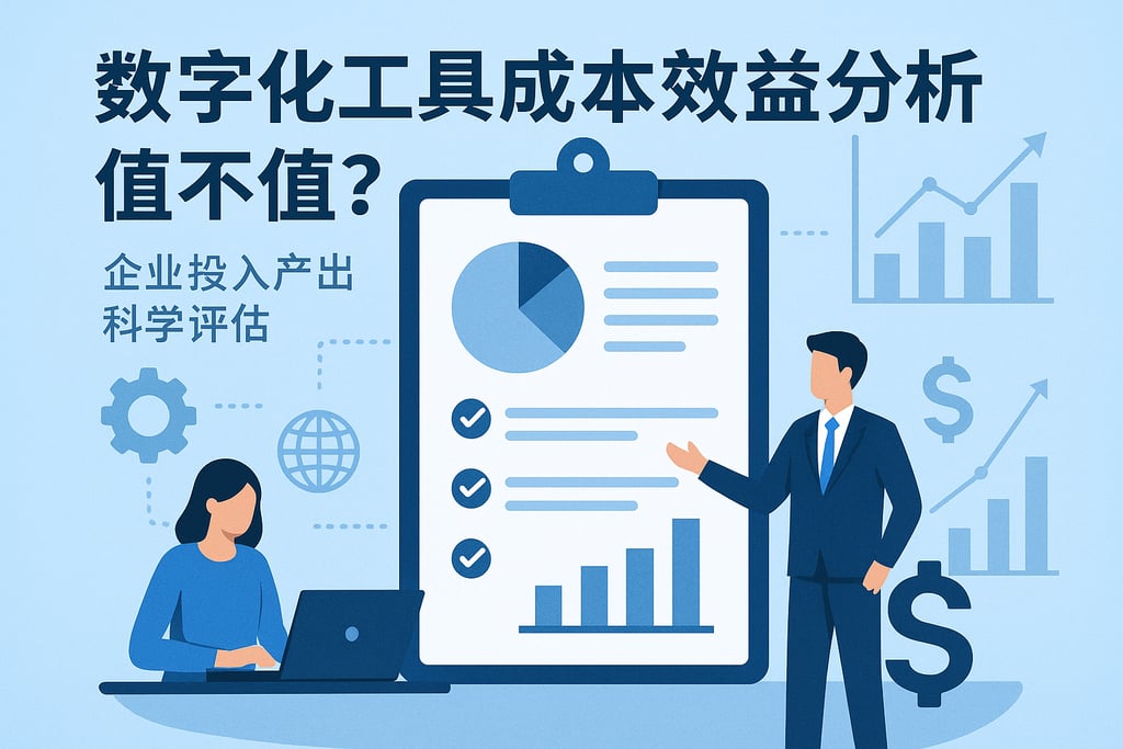 数字化工具成本效益分析值不值？企业投入产出科学评估