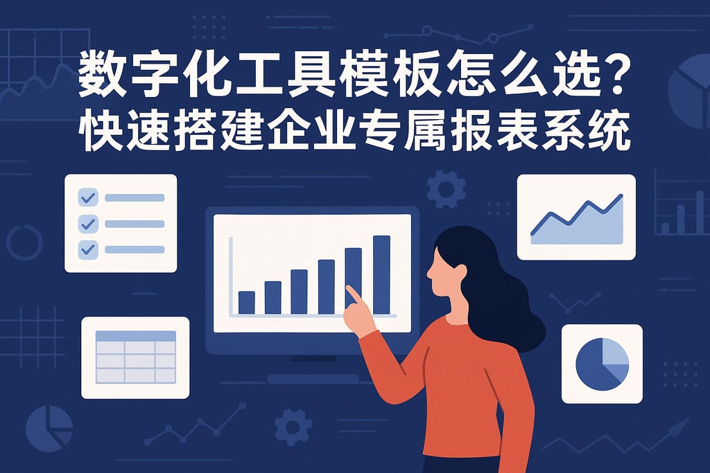 数字化工具模板怎么选？快速搭建企业专属报表系统