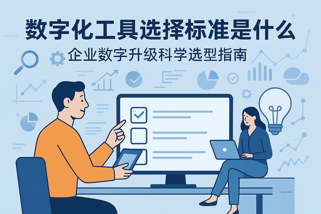 数字化工具选择标准是什么？企业数字升级科学选型指南