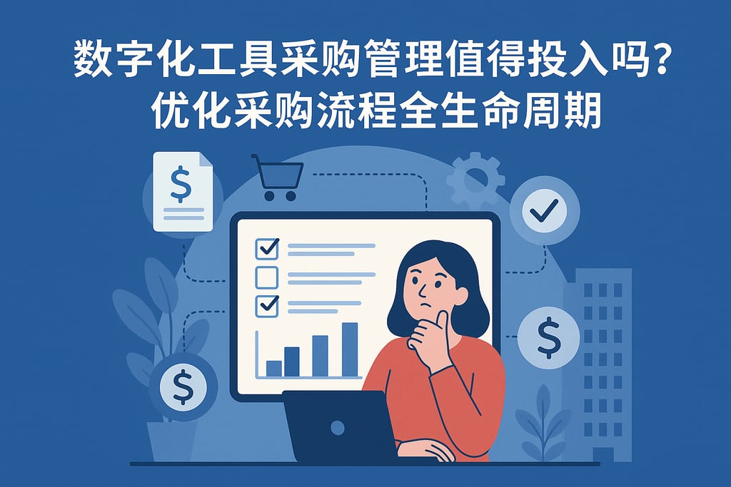 数字化工具采购管理值得投入吗？优化采购流程全生命周期
