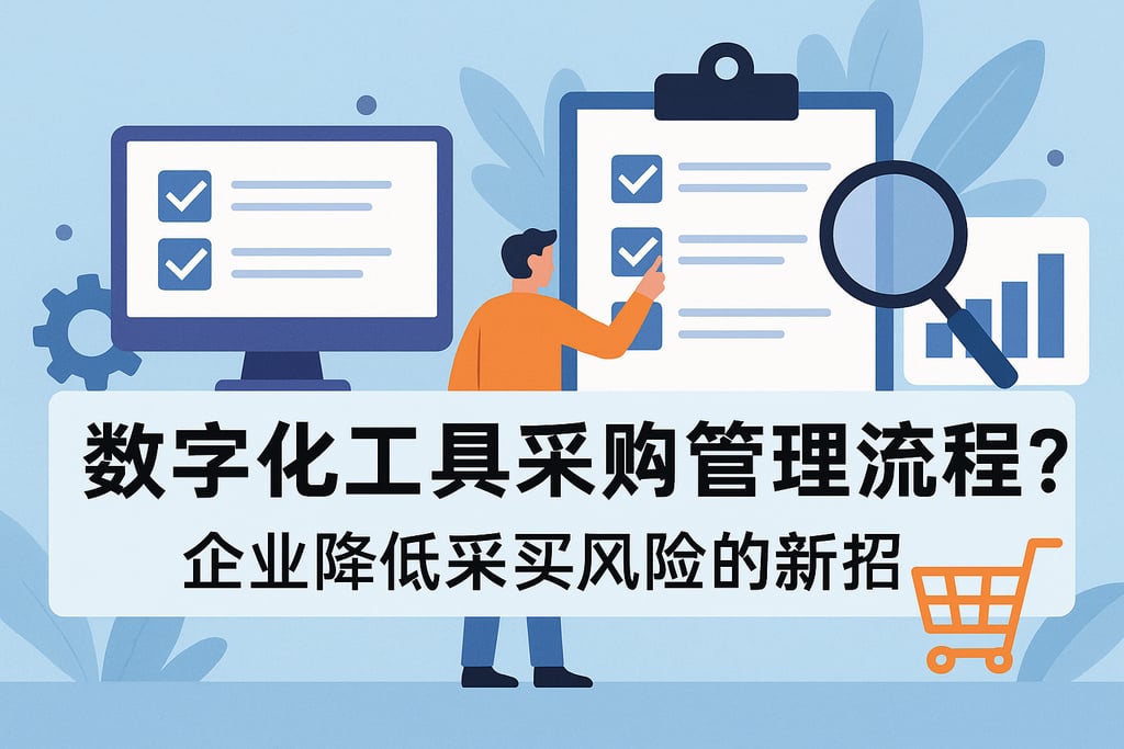 数字化工具采购管理流程？企业降低采买风险的新招