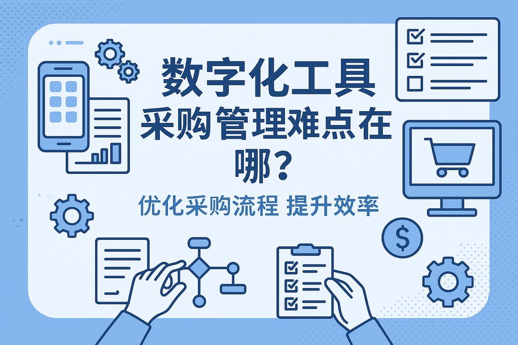 数字化工具采购管理难点在哪？优化采购流程提升效率