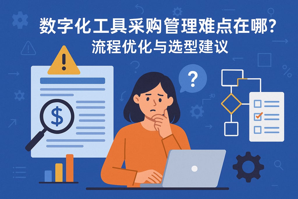 数字化工具采购管理难点在哪？流程优化与选型建议