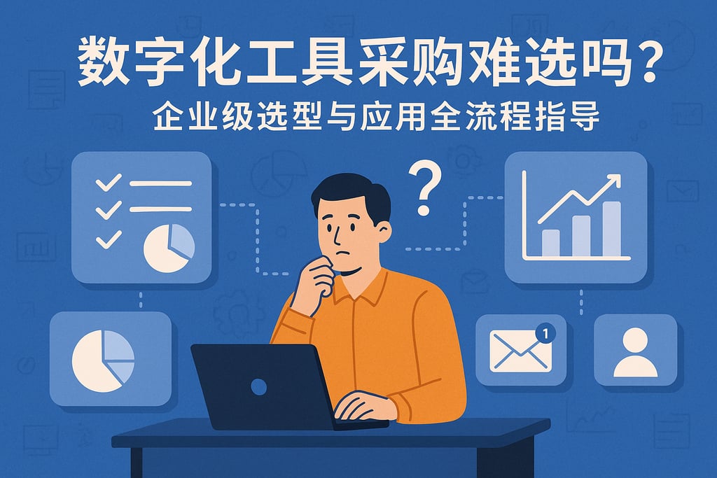 数字化工具采购难选吗？企业级选型与应用全流程指导