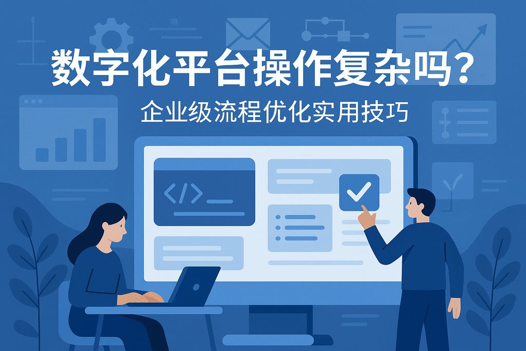 数字化平台操作复杂吗？企业级流程优化实用技巧