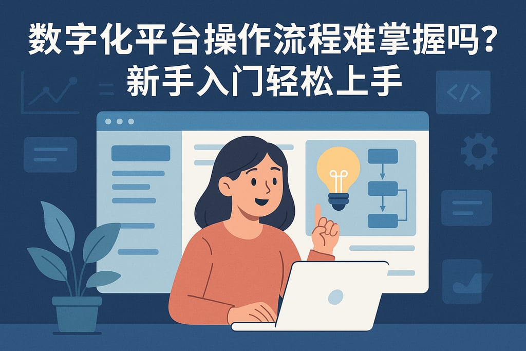 数字化平台操作流程难掌握吗？新手入门轻松上手