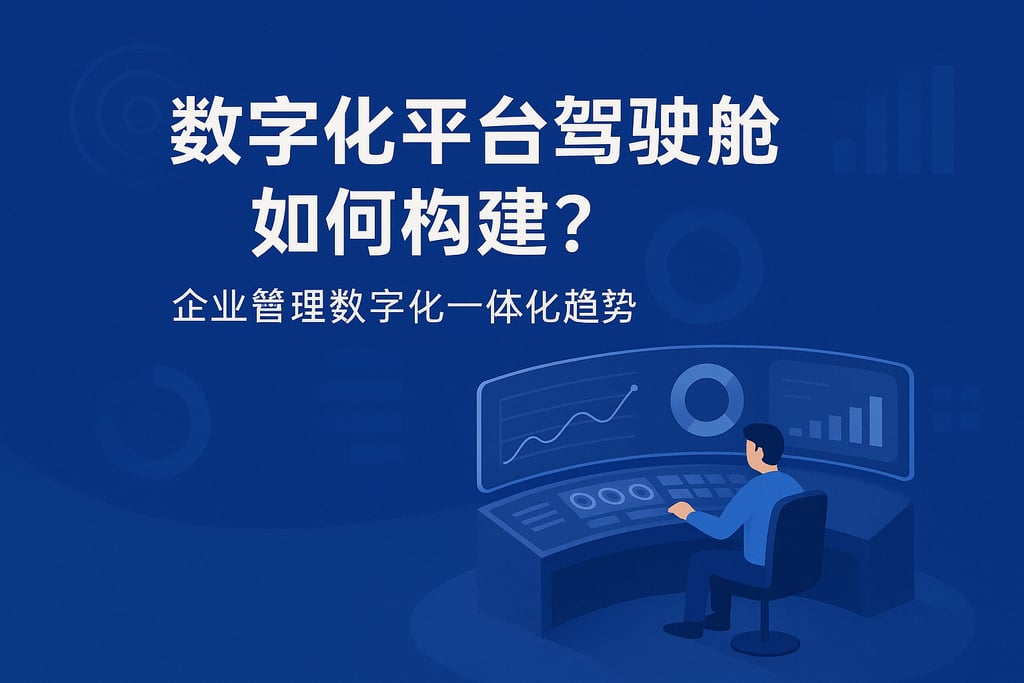 数字化平台驾驶舱如何构建？企业管理数字化一体化趋势